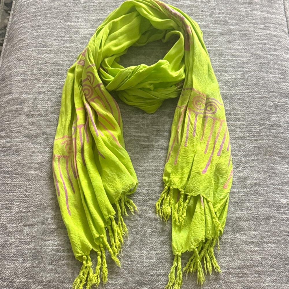 PARADISE LA HAINA Fringe Scarf -